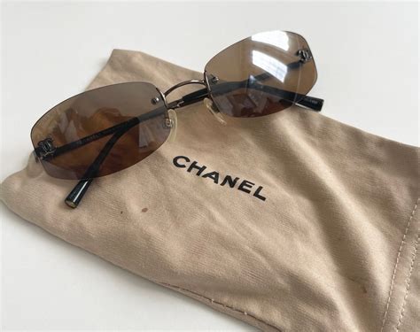 chanel round sunglasses dupe|chanel rimless sunglasses.